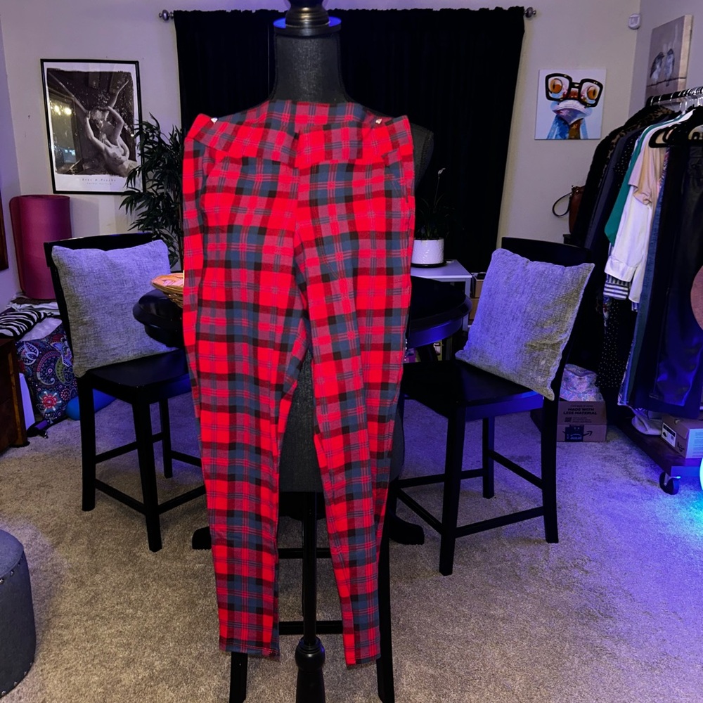 Plaid Leggings